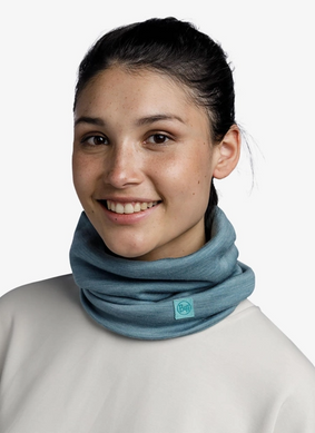 Шарф-труба Buff Merino Heavytweight Neck Warmer Solid Pool (BU 113018.722.10.00)