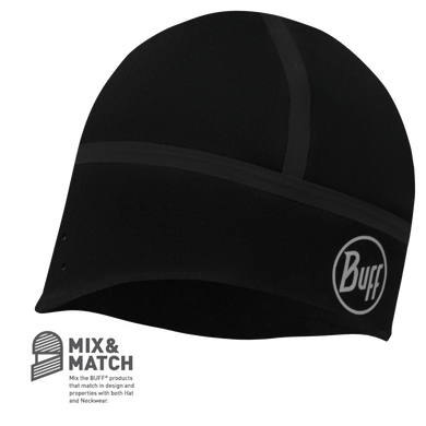 Шапка Buff Windproof Hat, Solid Black - S/M (BU 111245.999.20.00)