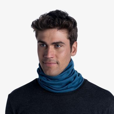 Шарф-труба Buff Heavyweight Merino Wool, Solid Dusty Blue (BU 113018.742.10.00)