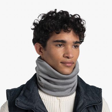 Шарф-труба Buff Heavyweight Merino Wool, Solid Light Grey (BU 113018.933.10.00)
