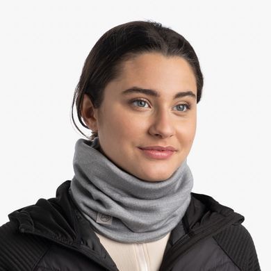 Шарф-труба Buff Heavyweight Merino Wool, Solid Light Grey (BU 113018.933.10.00)