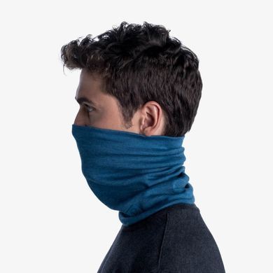 Шарф-труба Buff Heavyweight Merino Wool, Solid Dusty Blue (BU 113018.742.10.00)