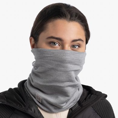 Шарф-труба Buff Heavyweight Merino Wool, Solid Light Grey (BU 113018.933.10.00)