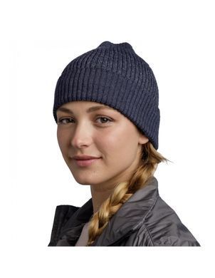 Шапка Buff Merino Active Beaney Solid Night Blue (BU 132339.779.10.00)