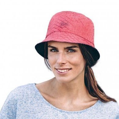 Панама Buff Travel Bucket Hat, Collage Red-Black - M/L (BU 117204.425.25.00)