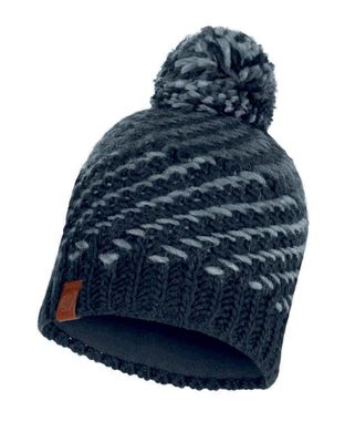 Шапка Buff Knitted & Polar Hat Nella, Graphite (BU 117891.901.10.00)