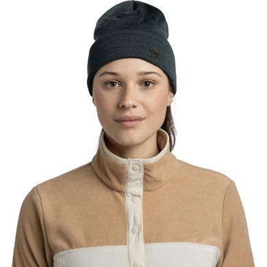Шапка Buff Merino Heavyweight Beanie Solid, Forest (BU 111170.809.10.00)