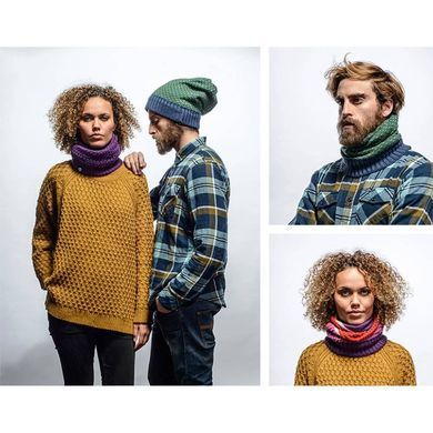 Шарф-труба-шапка Buff Knitted Neckwarmer Hat Aidan, Plum (BU 111036.622.10.00)