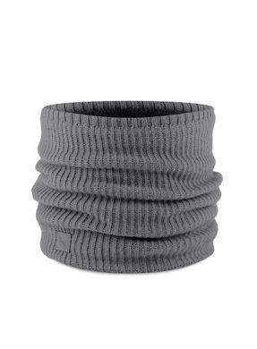 Шарф-труба Buff Knitted&Fleece Neckwarmer Rutger, Grey Heather (BU 129695.938.10.00)