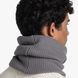 Шарф-труба Buff Knitted&Fleece Neckwarmer Rutger, Grey Heather (BU 129695.938.10.00)
