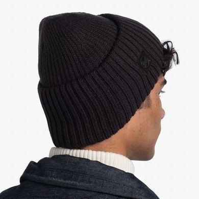 Шапка Buff Knitted Hat Rutger, Graphite (BU 129694.901.10.00)