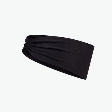 Повязка на голову Buff Tapered Headband, Solid Black (BU 122724.999.10.00)