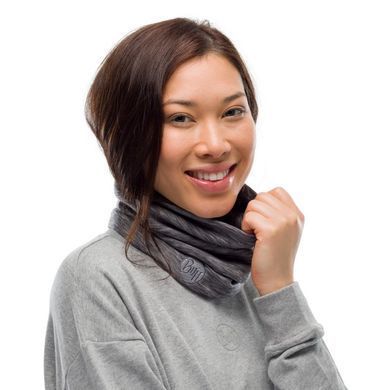 Шарф-труба Buff Heavyweight Merino Wool, MULTI Stripes Fog Grey (BU 117821.952.10.00)