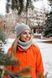 Шарф-труба Buff Knitted Neckwarmer Comfort Norval, Ligth Grey (BU 124244.933.10.00)